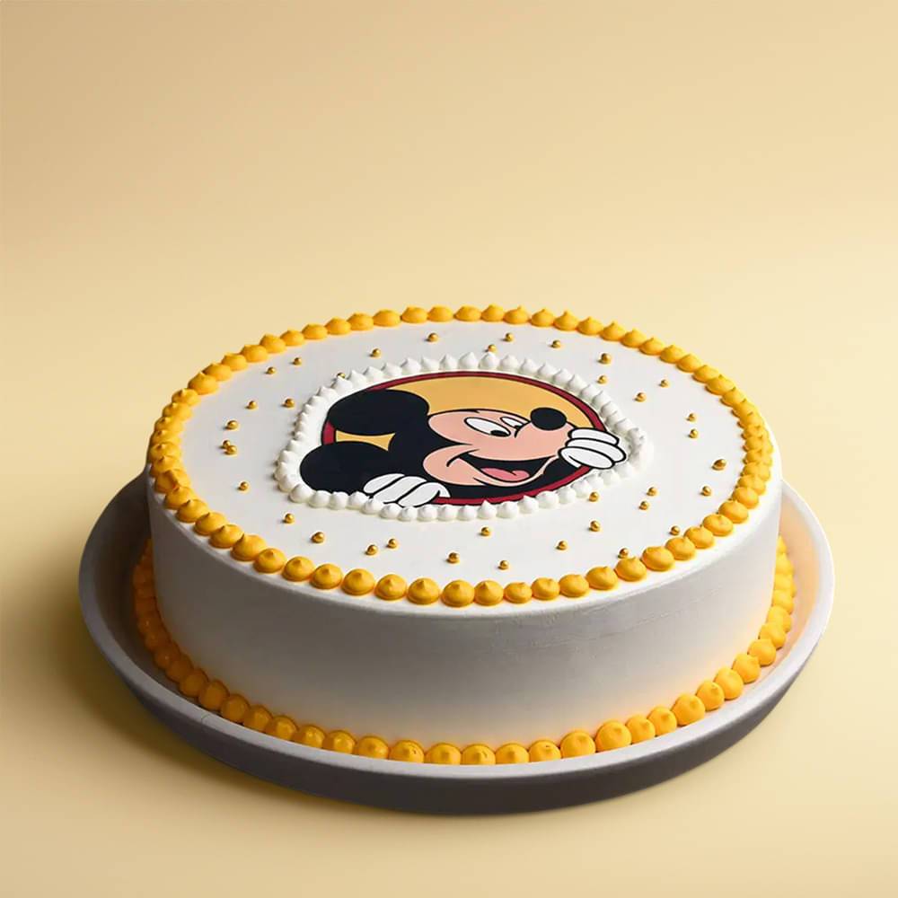Joyous Mickey Mouse Cake