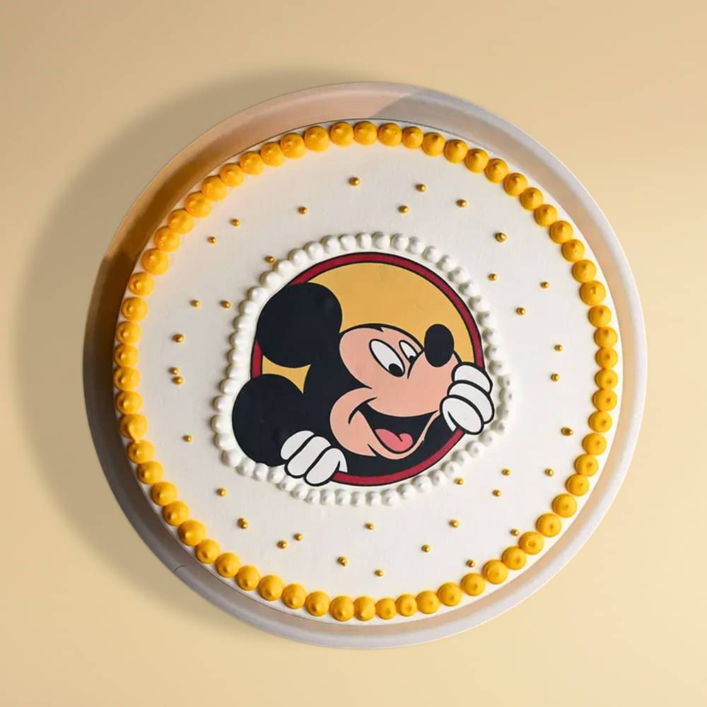 Joyous Mickey Mouse Cake