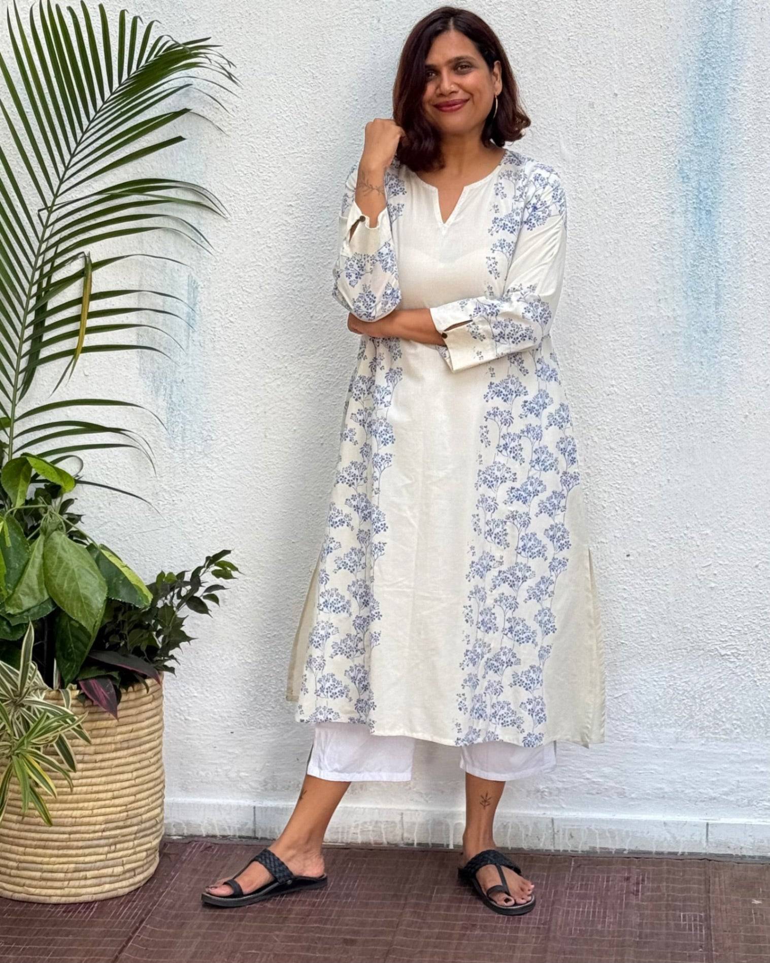 Satabdi Block Printed Cotton Kurti