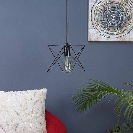 Nordic Black Vintage Metal Single Hanging Light