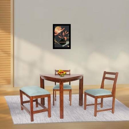 balo solid wood  4 seater Dining table in  Provincial Teak