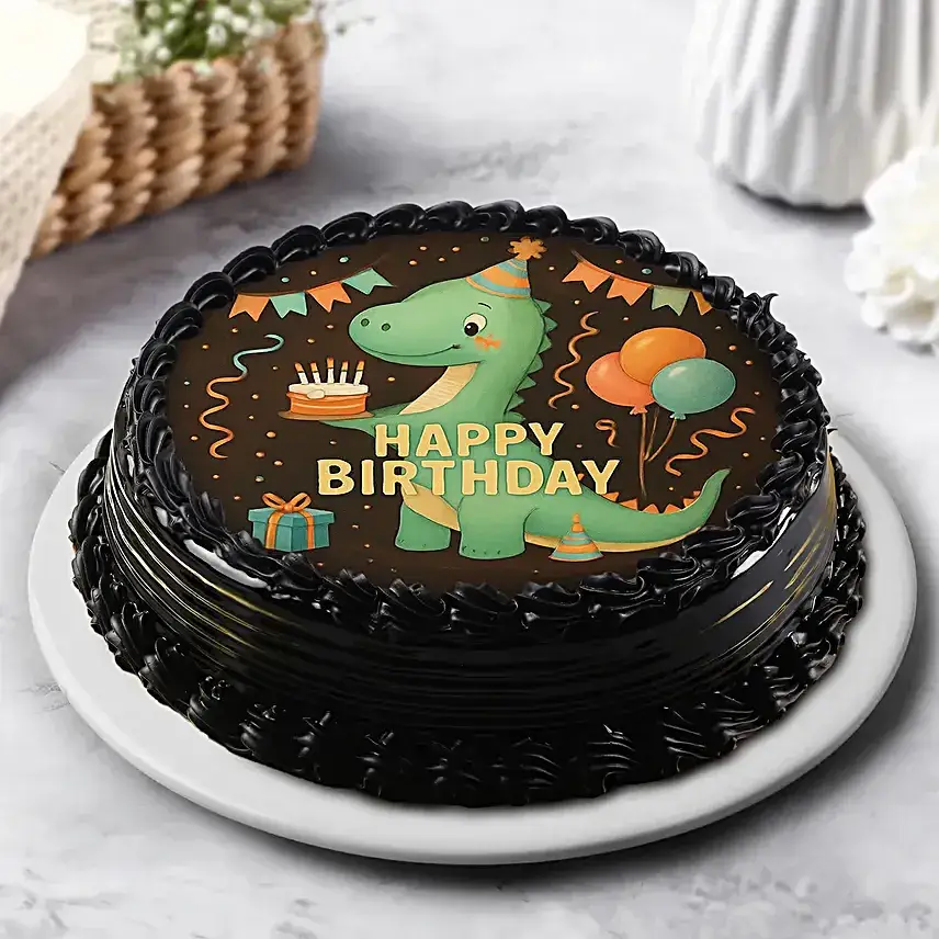 Kiddie Choco Bliss Eggless Cake: 500 g