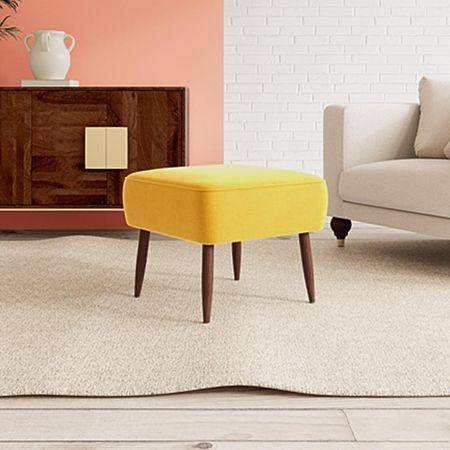 Billie Ottoman Color in Yellow