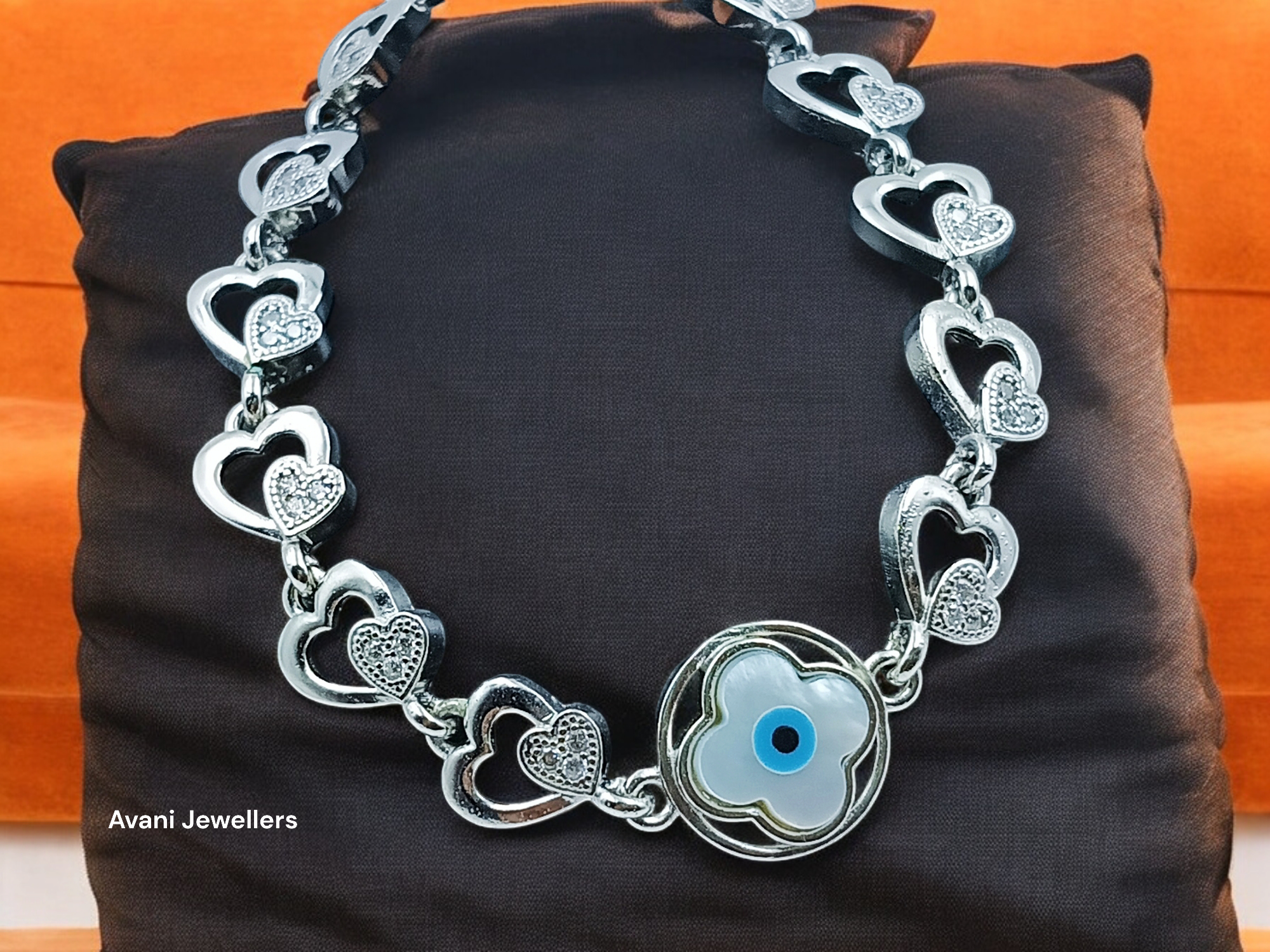 Silver Ladies Fancy Bracelet @ ₹4456