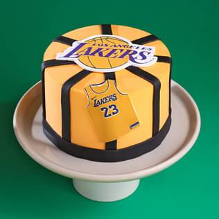 Lakers Jersey Basketball Theme Cake