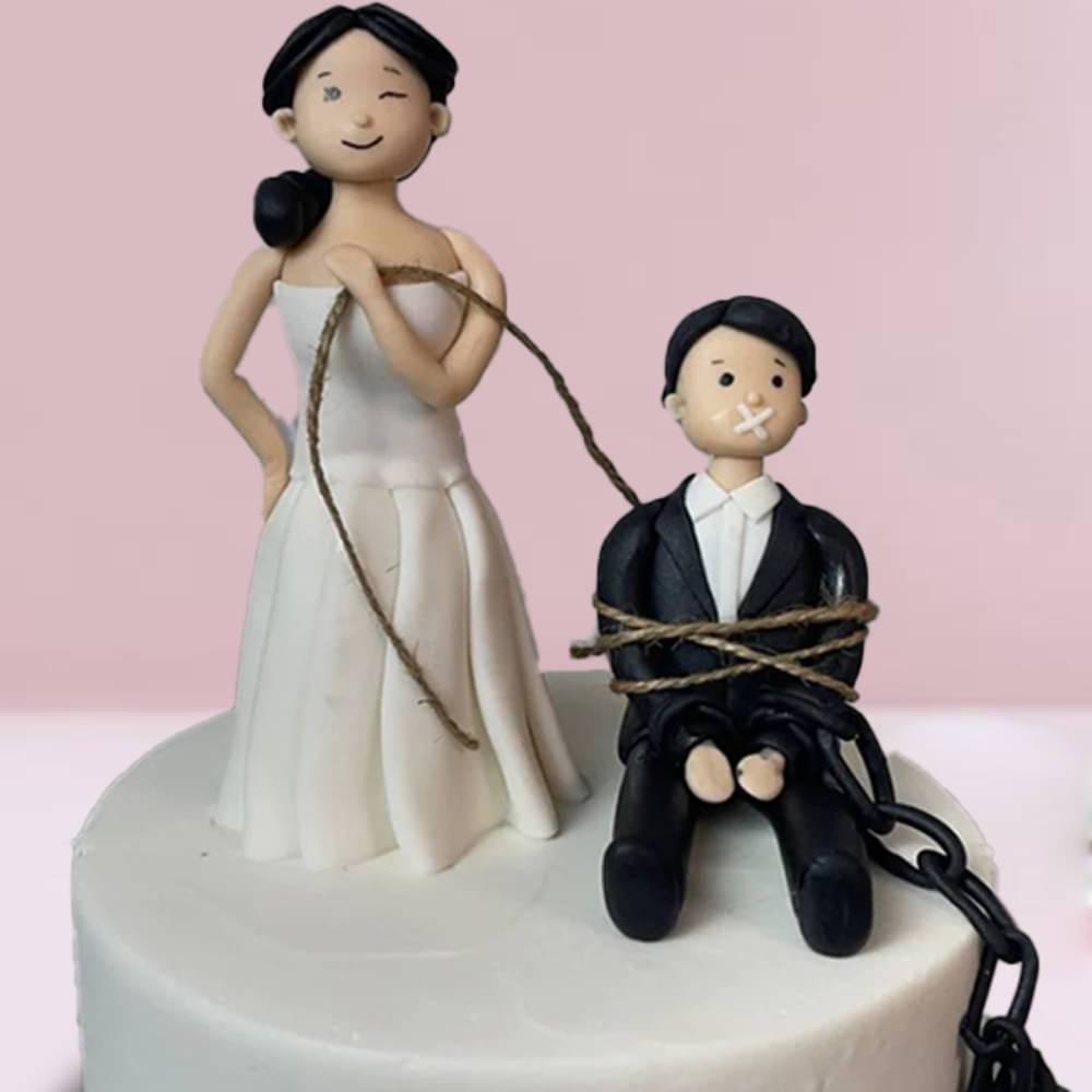 Playful Bachelor Party Cake