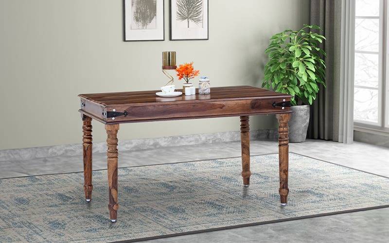 Royaloak Hilton Wooden Dining Table 4 Seater