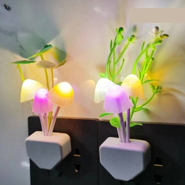 Mushroom Sensor LED Night Light – Auto On/Off Plug-in Lamp for Bedroom & Home Decor Buy @ ₹149