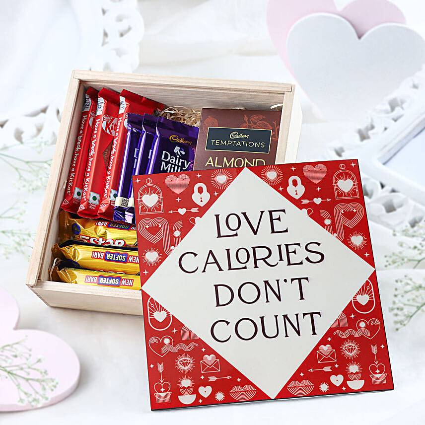 Love Calories Personalized Valentine Gift Box