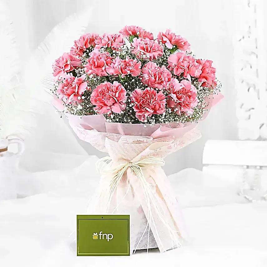 Love For Pastel Carnations Flower Bouquet