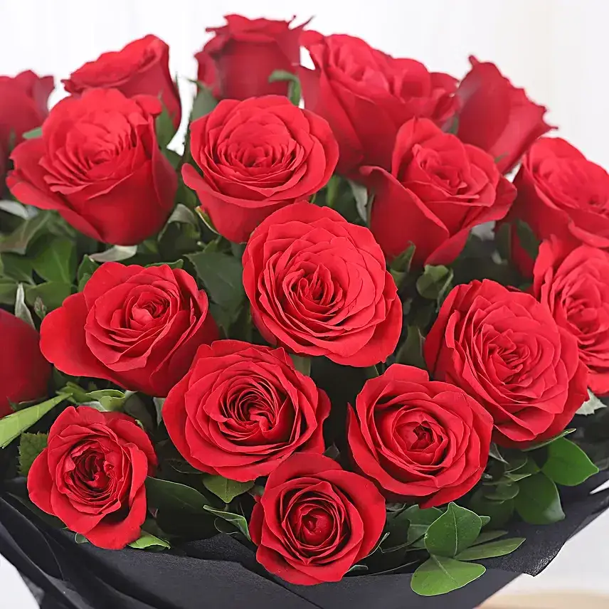 Forever Love Red Rose Standing Bouquet