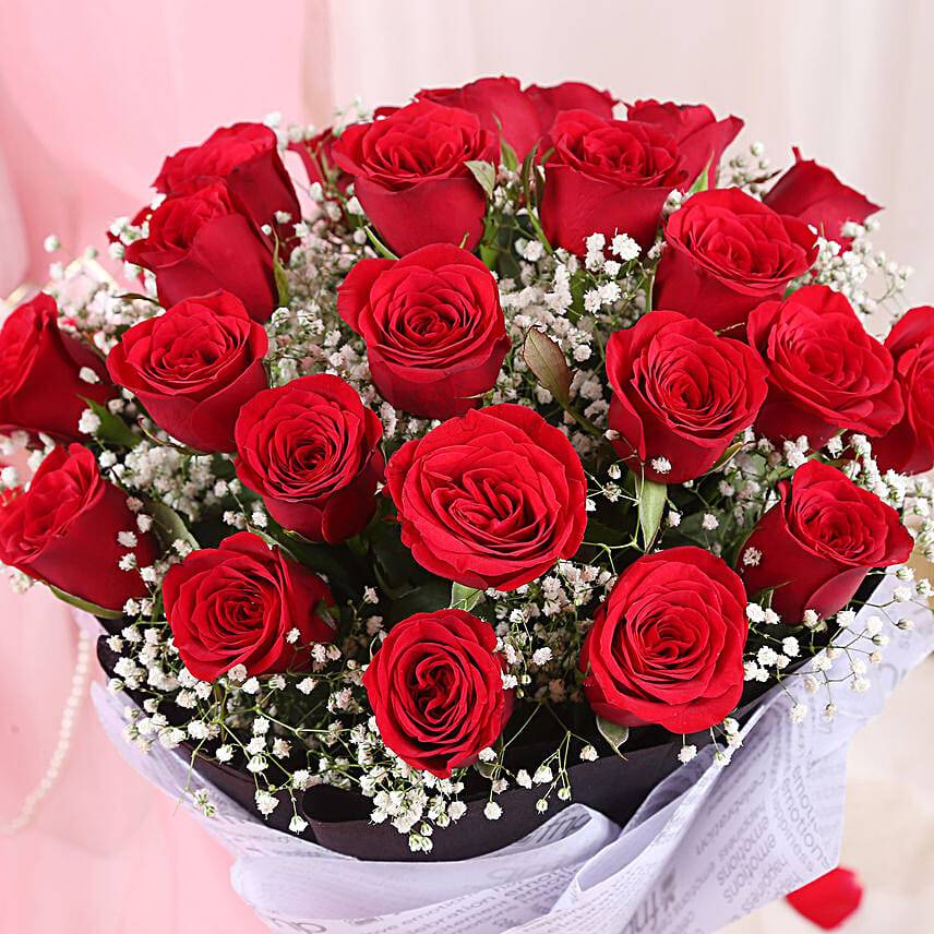 Epitome of Love Red Rose Bouquet