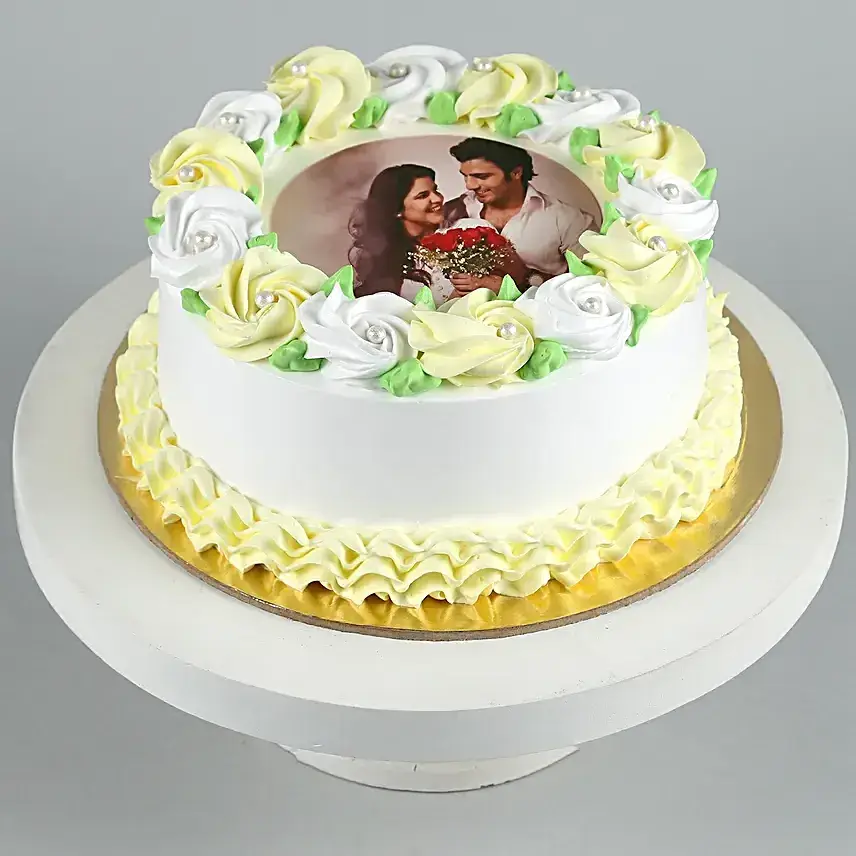 Loving You Photo Vanilla Cake Half Kg