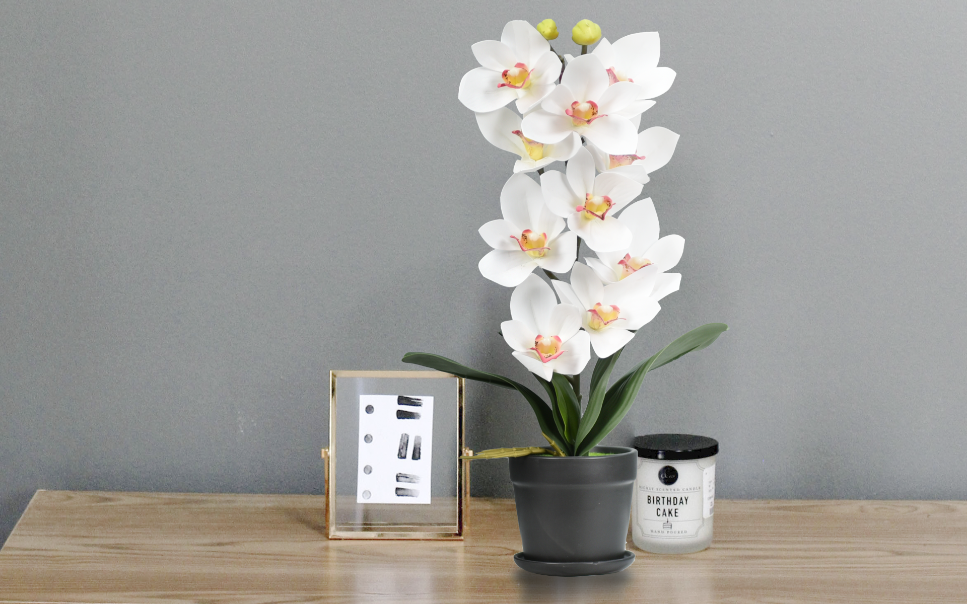 Royaloak Ten Heads Whelan Flowers - White - 16 Inches