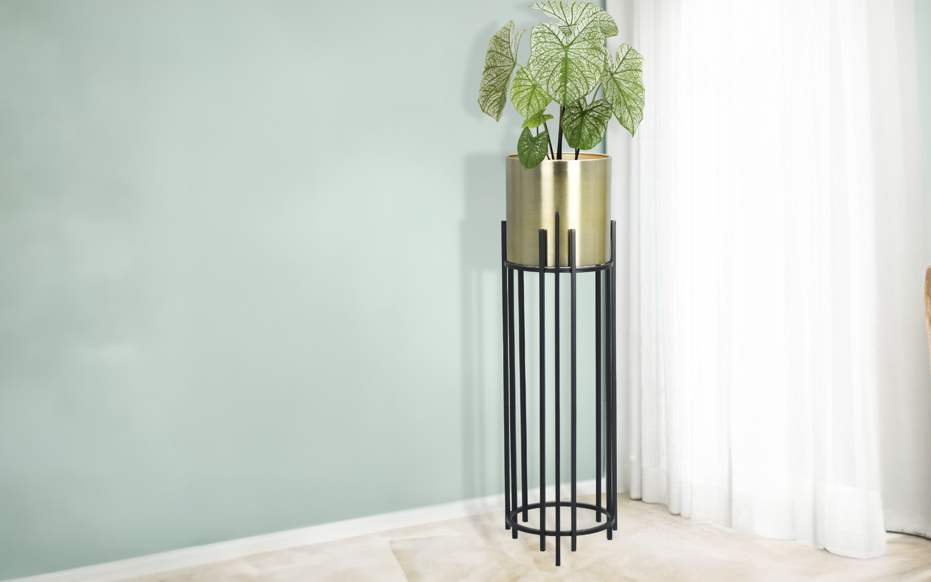 Royaloak Metal Planter with Stand Large