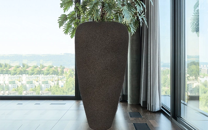 Royaloak Large Planter Matt Finish - Black Matt Finish