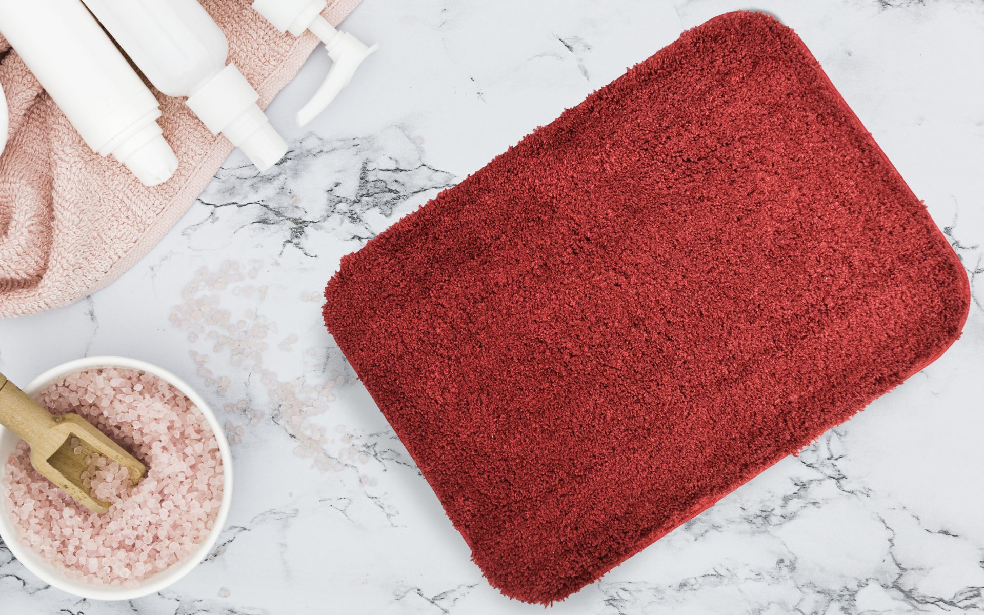 Royaloak Bathmat Franky 50X70 CM - Burgundy