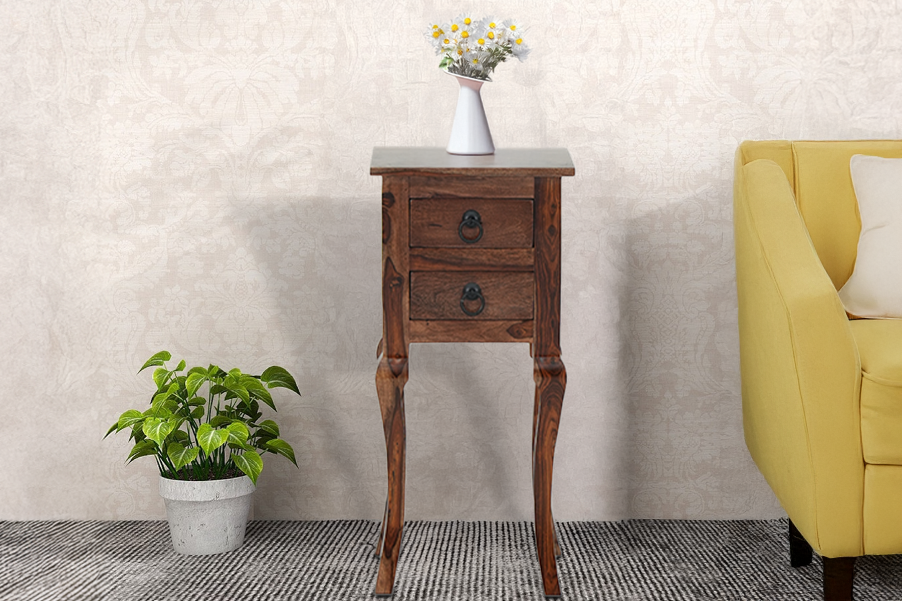 Royaloak Regan Telephone Stand - Sheesham Wood