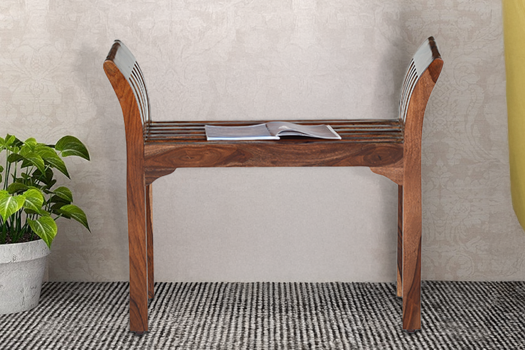 Royaloak Riyu Bench - Sheesham Wood