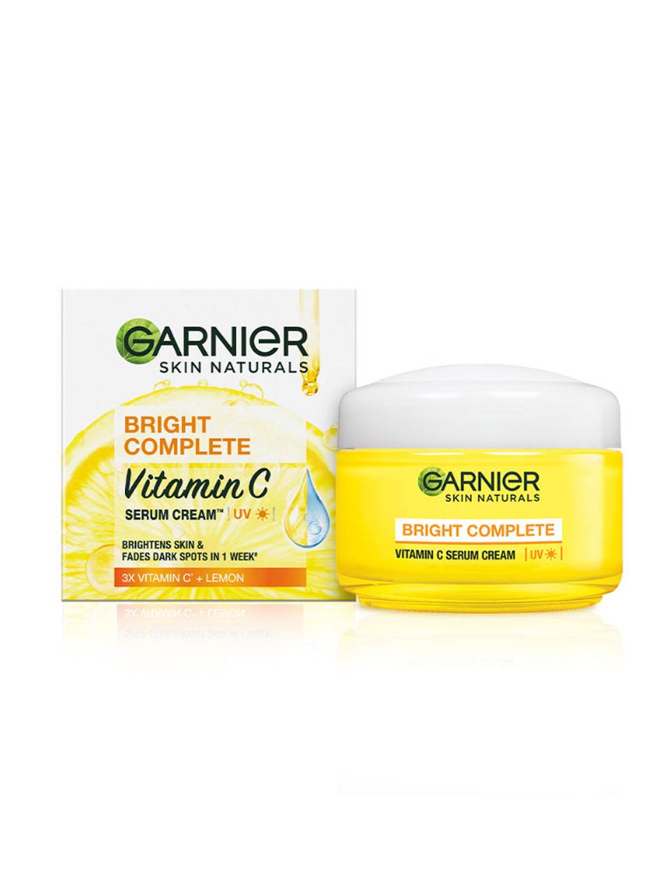 Garnier Bright Complete 3X Vitamin C+ Lemon Serum Cream Buy only @ ₹199