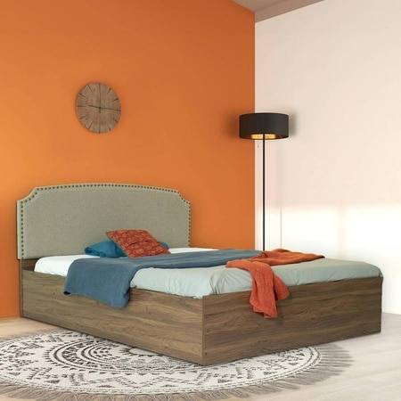 Pingala Bed With Premium Leatherette Fabric And Box Storage Queen Bed
