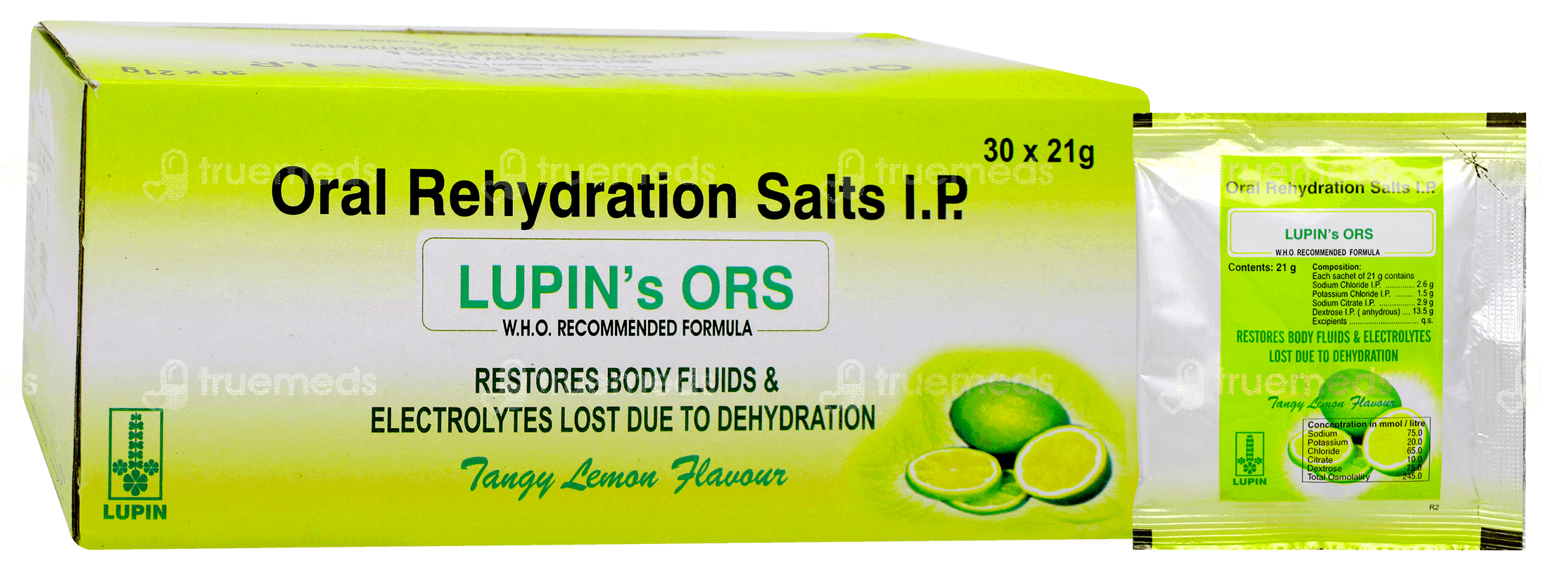 Lupins Ors Lemon Flavour Powder 21gm