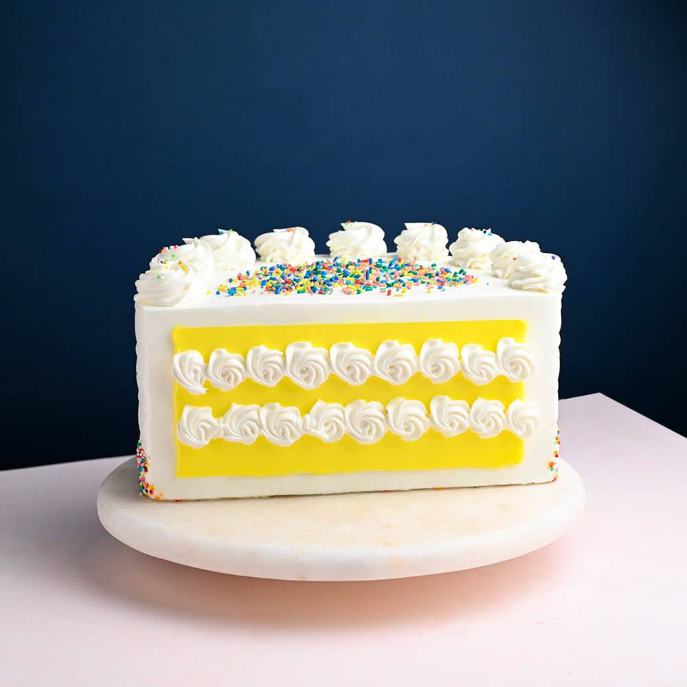 Rosettes N Sprinkles Half Cake