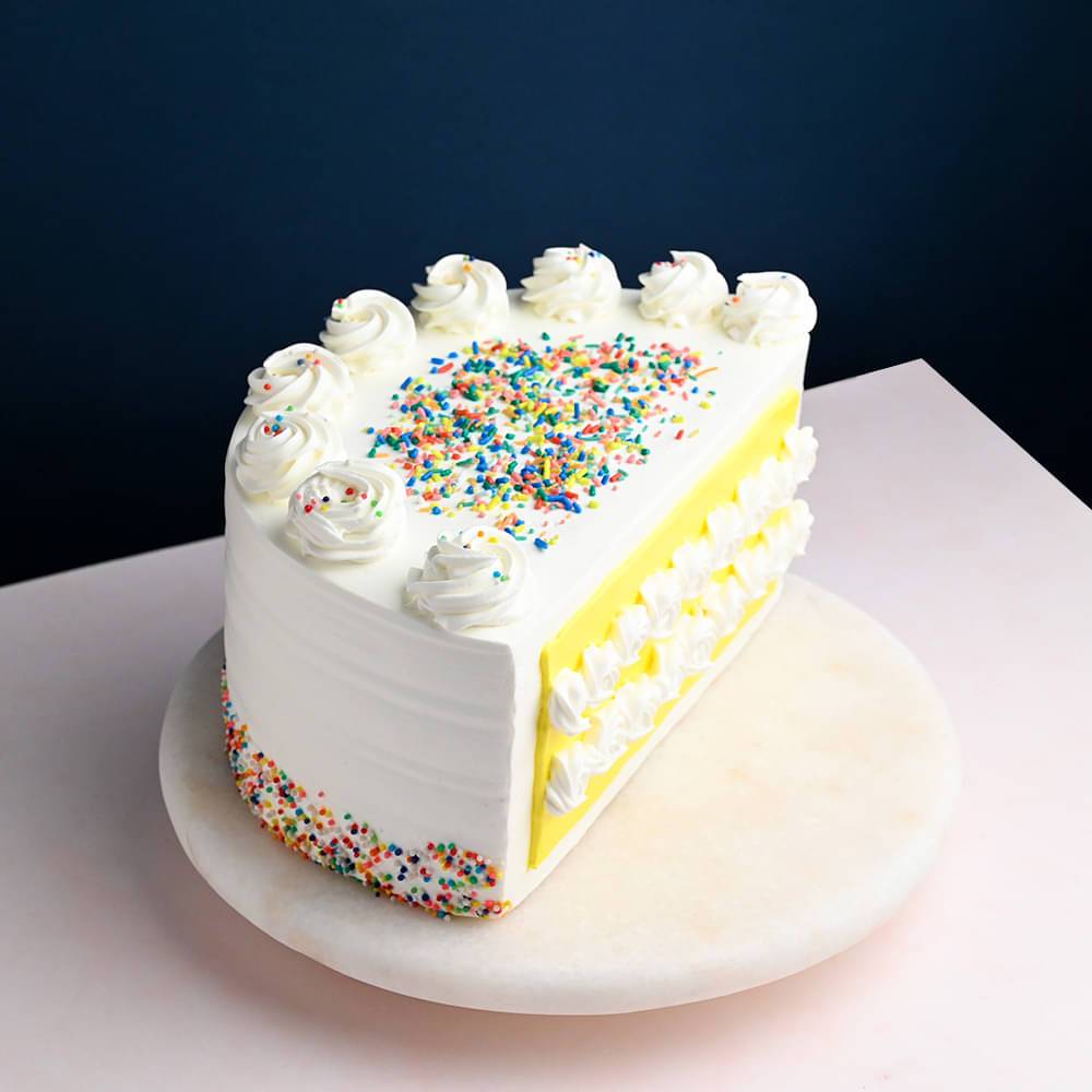 Rosettes N Sprinkles Half Cake