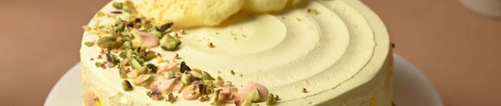Rasmalai Pista Cream Cake