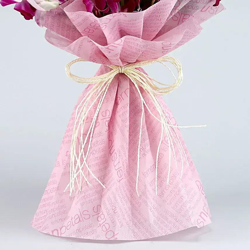 Luxe Love 10 Orchids Bouquet