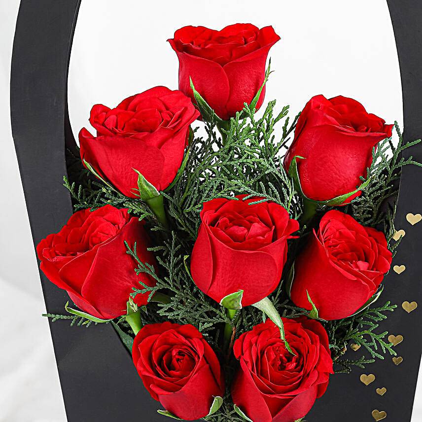 Gracefully Yours Red Rose Arrangement