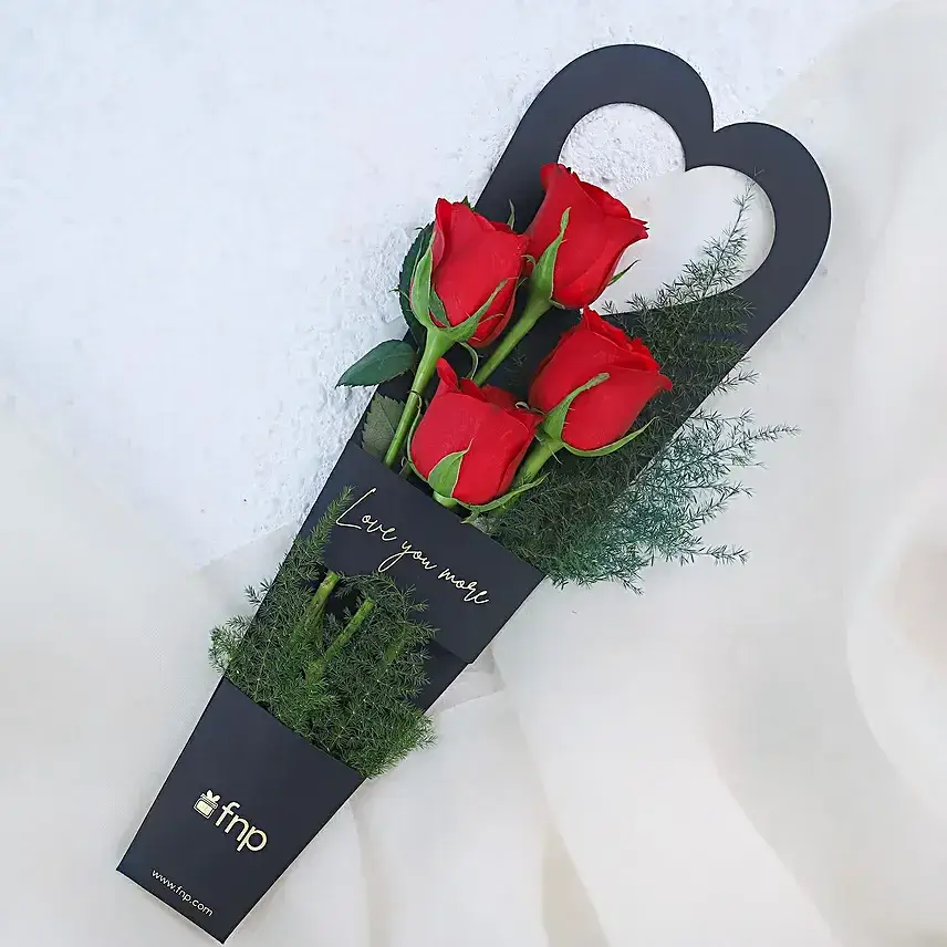 Magic Of Love Red Rose Sleeve