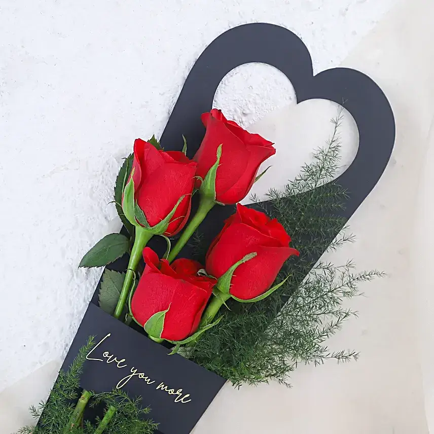 Magic Of Love Red Rose Sleeve