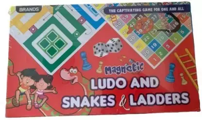 Brands MAGNETIC LUDO AND SNAKES & LADDER Party & Fun Games Board Game Buy @ ₹399
