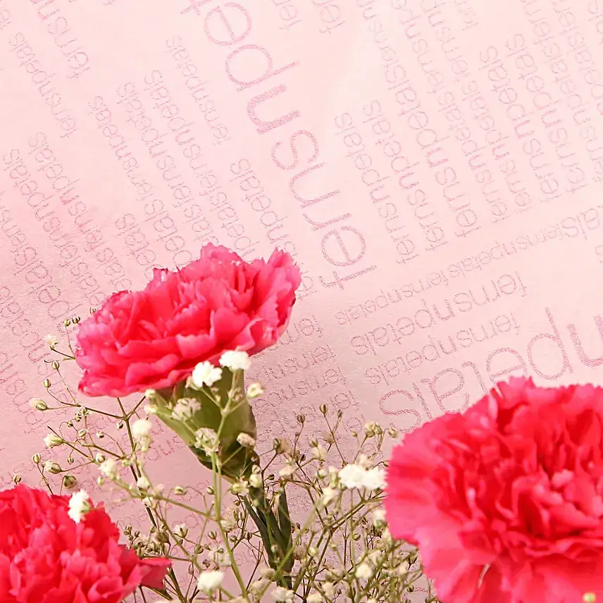 Make You Mine Carnations Bouquet