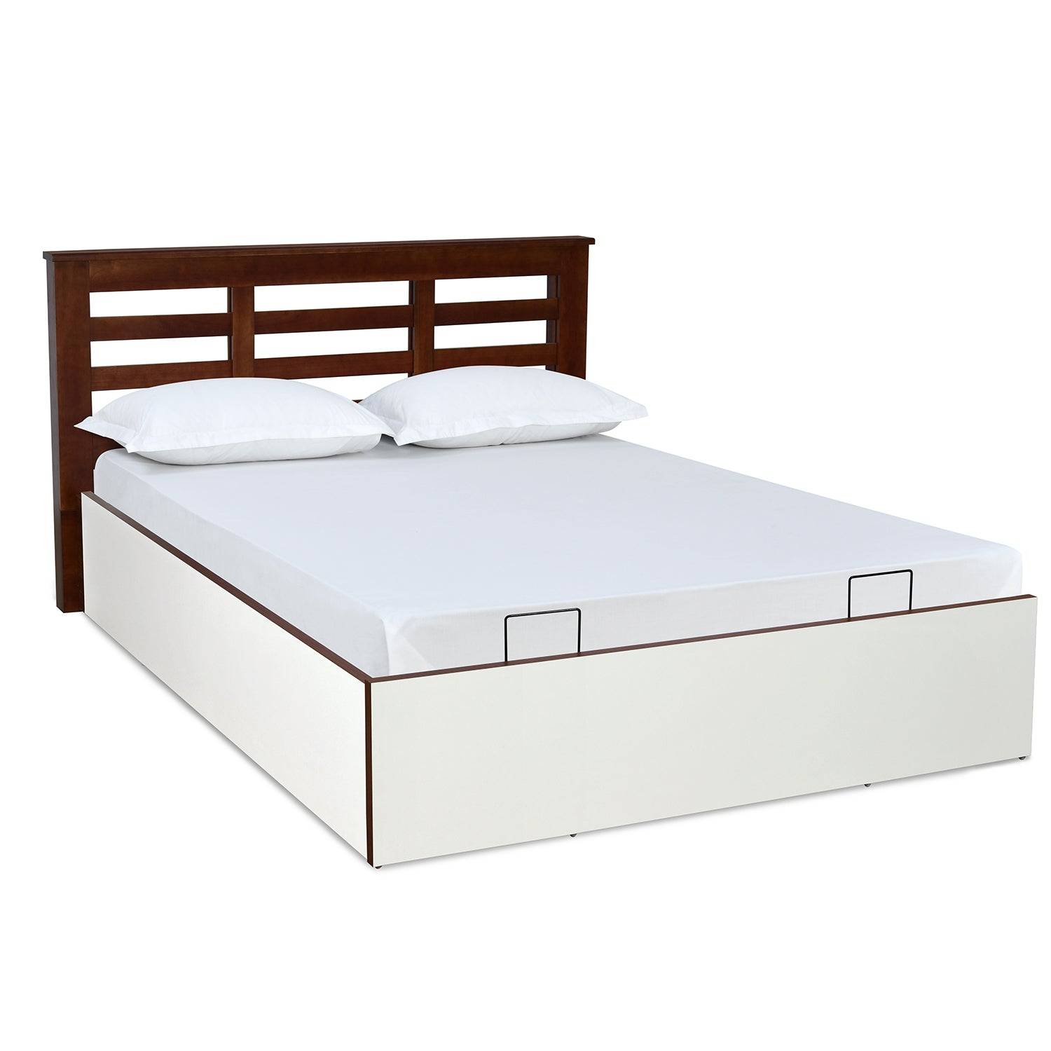 Maple Prime Bed with Semi Hydraulic Storage (White)