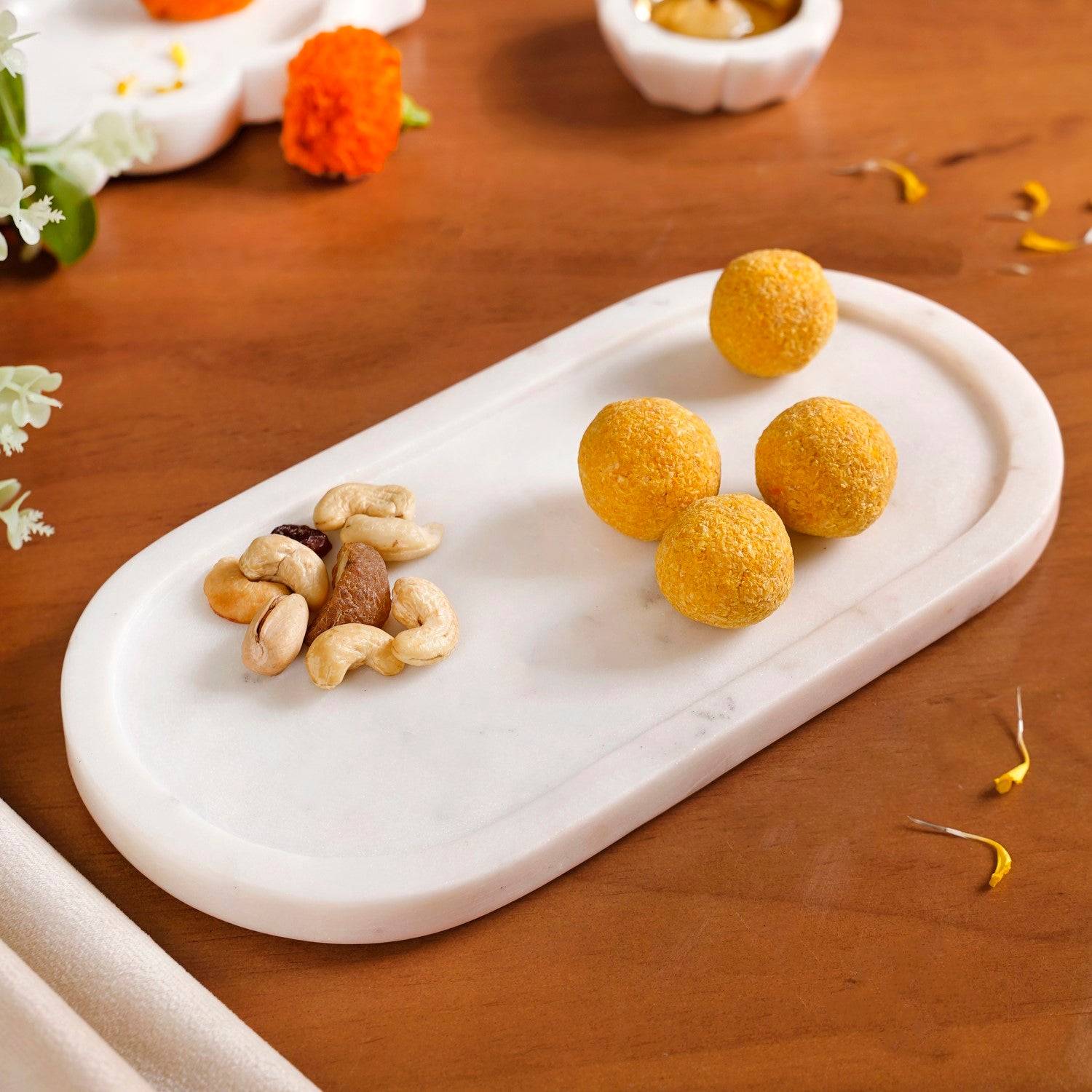 Marble Stone Platter 10 Inch buy only at ₹995