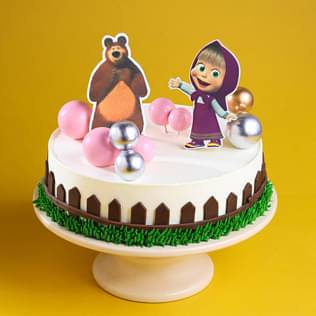 Masha N Bear Mischief Cake