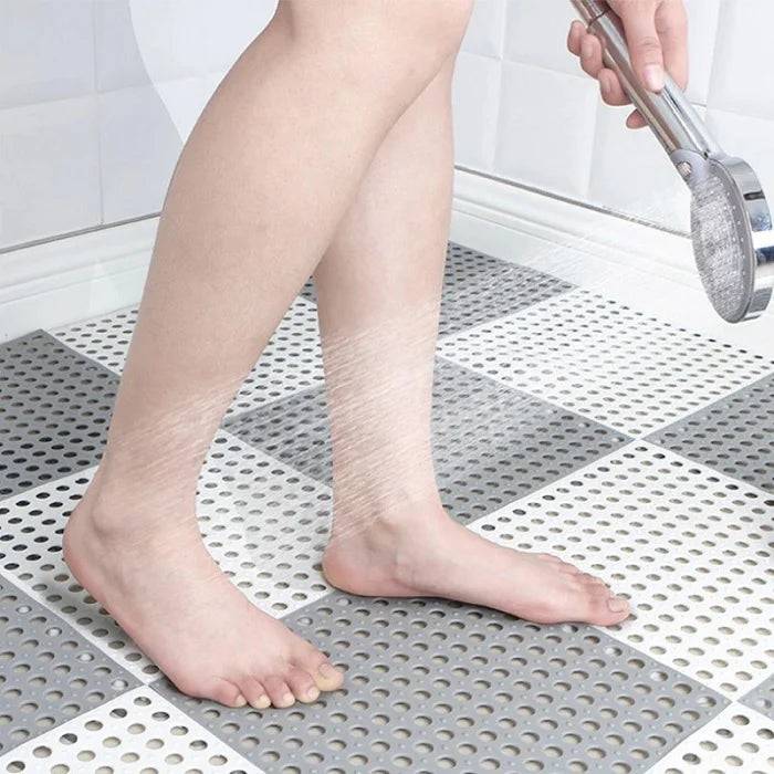Anti Slip Bathroom Floor Mat, Shower Anti Slip Mat for Bathroom Floor, Striped Anti Skid, Stand up mat for Bath, Kitchen, Anti Bacterial (Random Color - 1 Piece) Buy @ ₹99