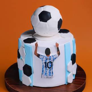 Messi Magic Football Cake