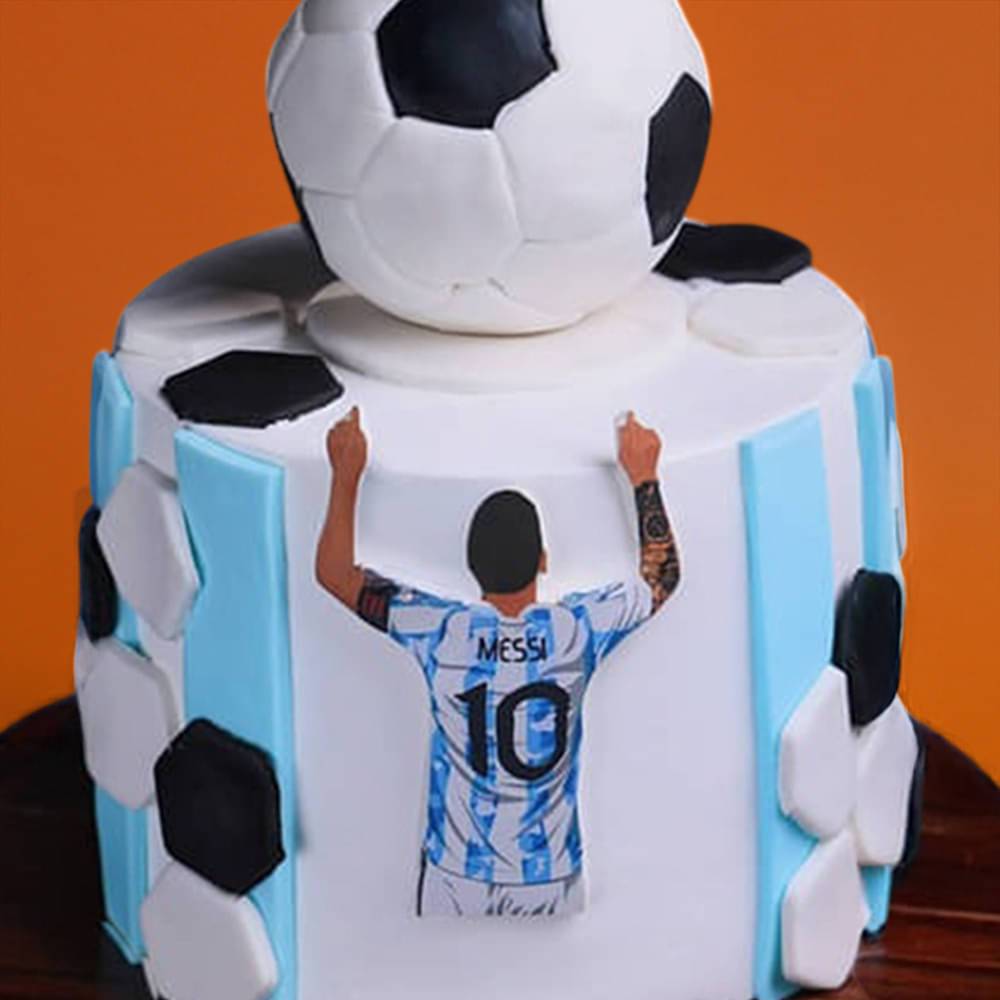 Messi Magic Football Cake