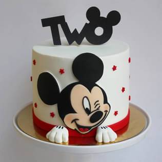 Mickey Mouse Stars Cake