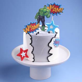 Mighty Hulk Avengers Cake