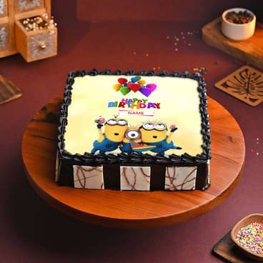 Mischievous Minions Birthday Cake