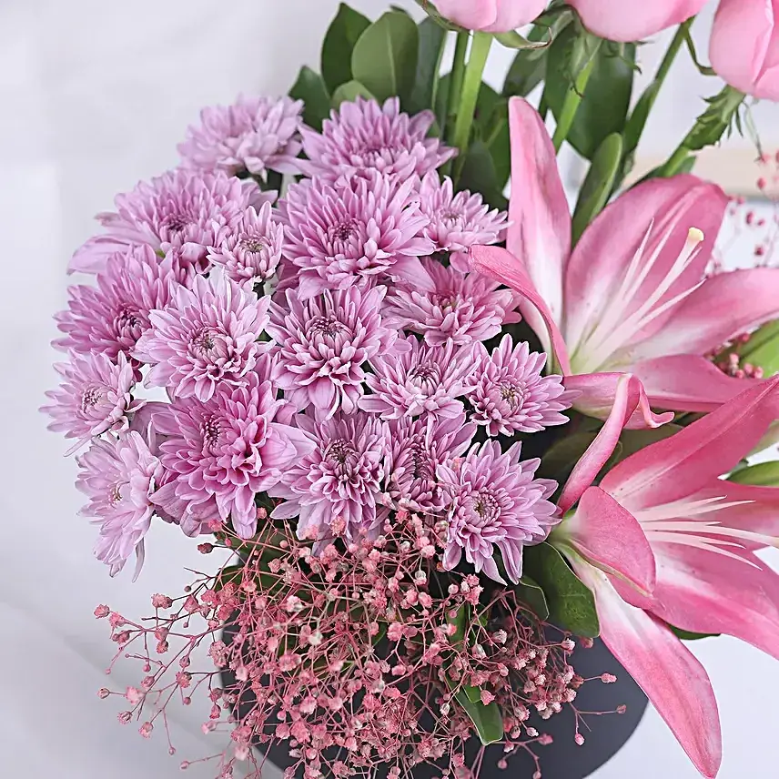 Monochromatic Pink Elegance Flower Bouquet