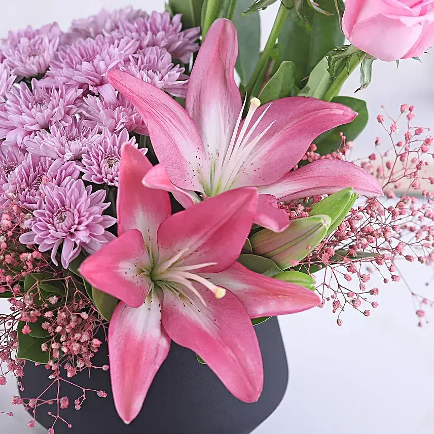 Monochromatic Pink Elegance Flower Bouquet