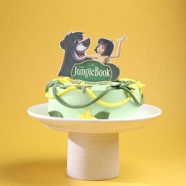 Mowgli N Baloo Jungle Book Cake