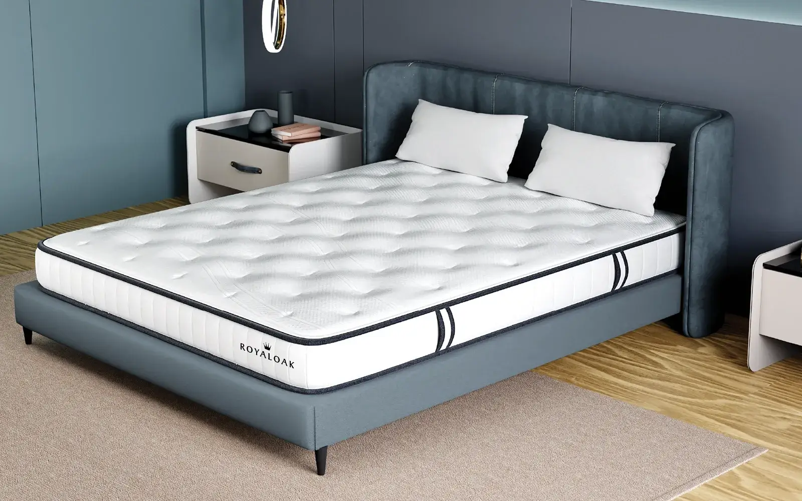 Royaloak Malaysian Ergo Tech Pocket Spring Queen Mattress