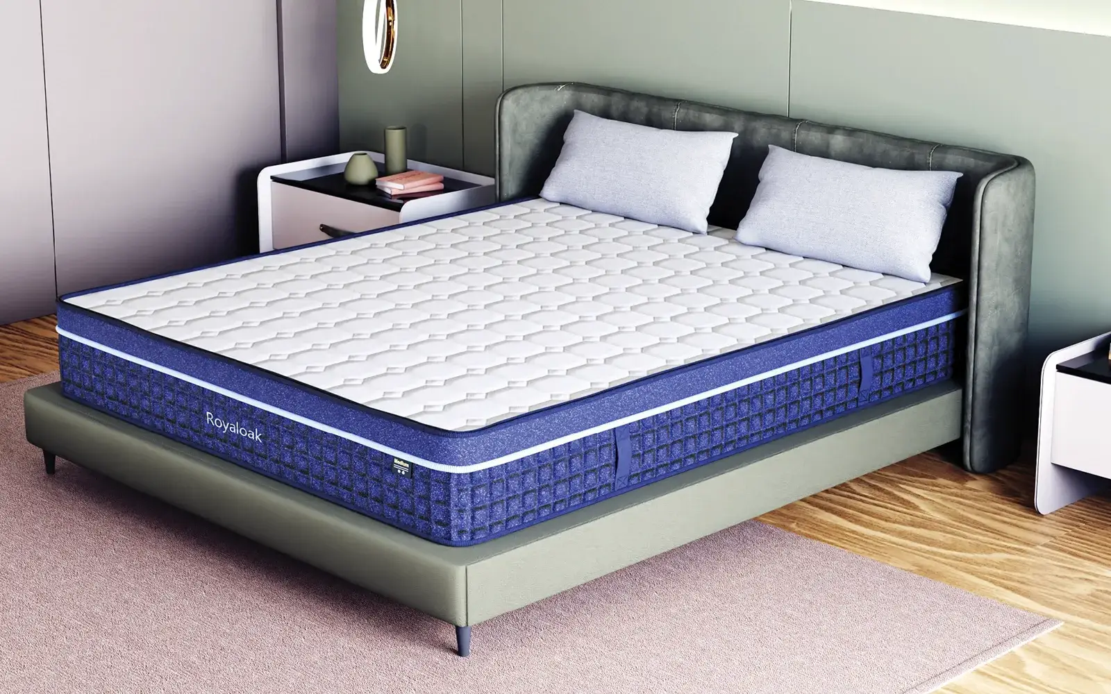Royaloak American Royal Grid Pocket Spring King Mattress
