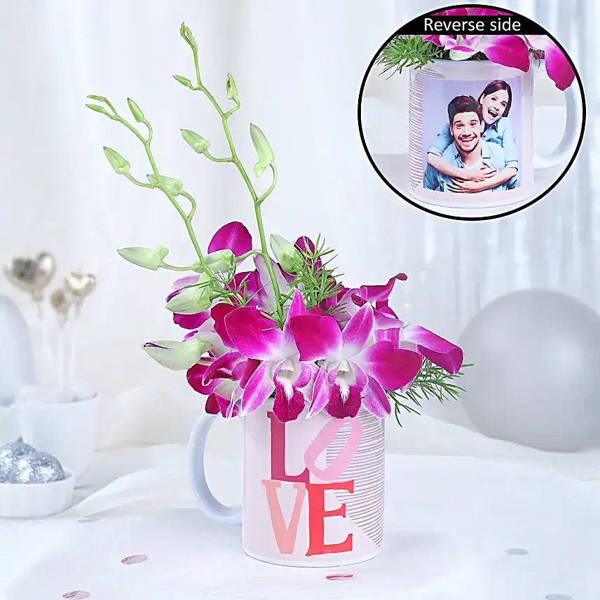 Mug Full of Orchid Love